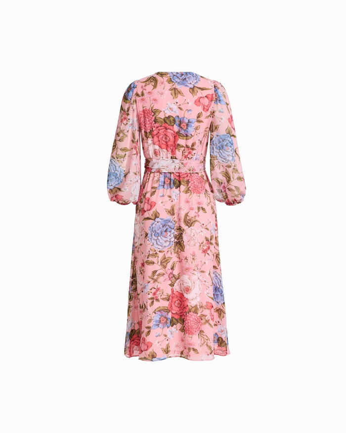 Anne Klein Three-Quarter Sleeve Midi Length Dress