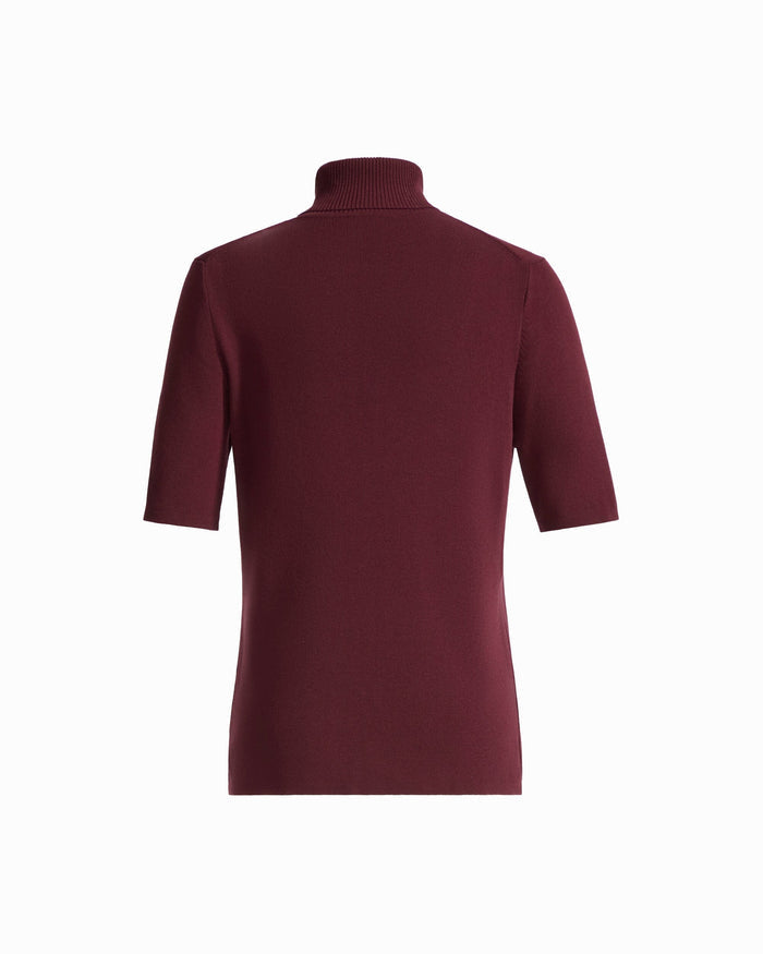 Anne Klein Three-Quarter Sleeve Turtleneck Sweater