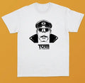 Tom of Finland Leather Dude White T-Shirt