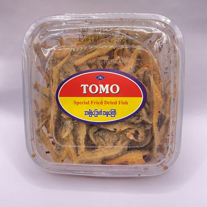 Tomo Fried Crispy Lotia (အာဗြဲခြောက်အစပ် အမွကြော်)