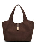 Anne Klein Espresso/Espresso Tote Bag with Pouch