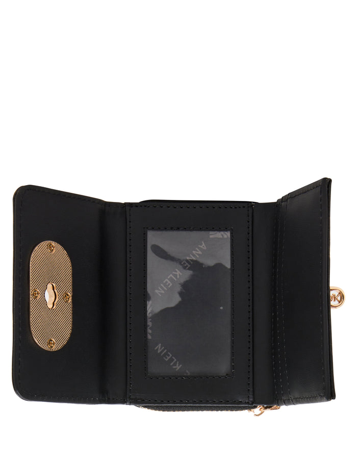Anne Klein Trifold Turnlock Wallet