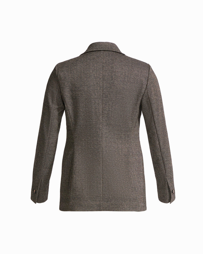 Anne Klein Triple Pocket Faux Double-Breasted Jacket