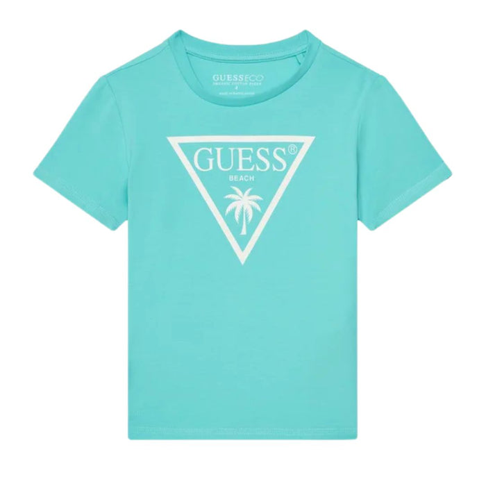 Turquoise Palm Logo T-Shirt