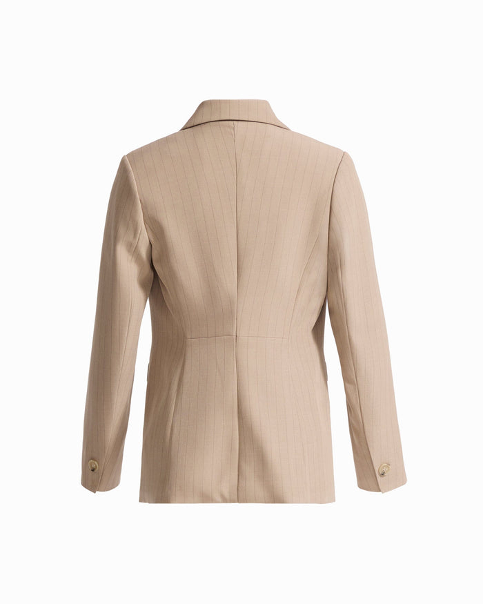 Anne Klein Two-Button Triple-Pocket Jacket