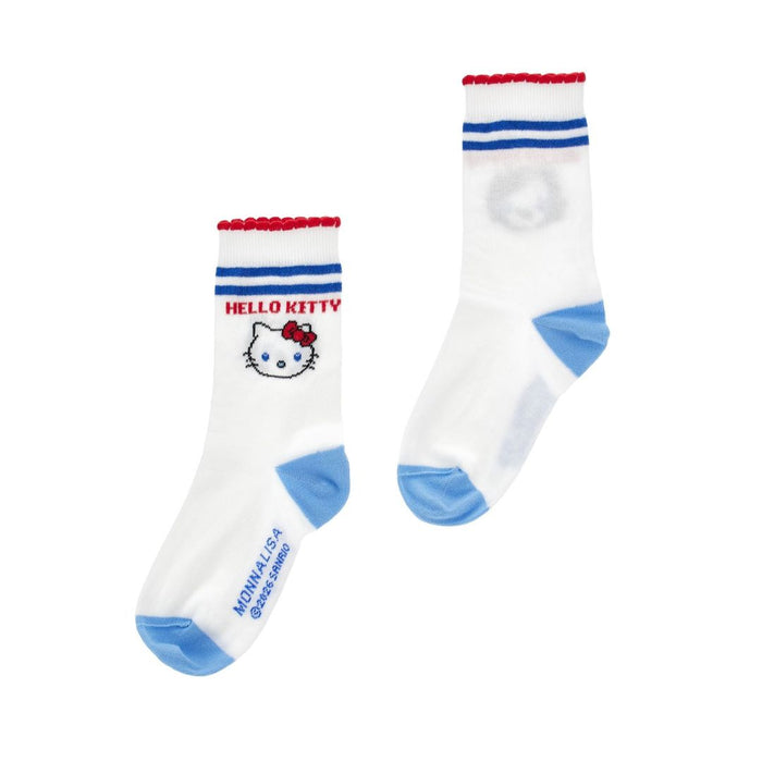 Two Pack White Hello Kitty Socks