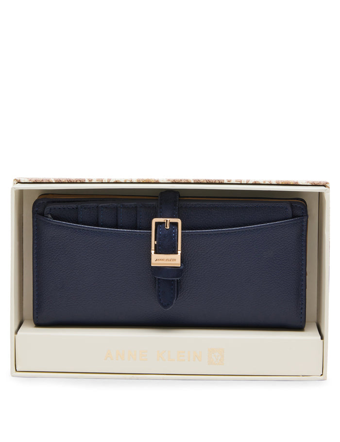 Anne Klein DISTANT MOUNTAIN Two-Piece Buckle Wallet Set