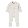Unisex Ivory Knitted Babygrow