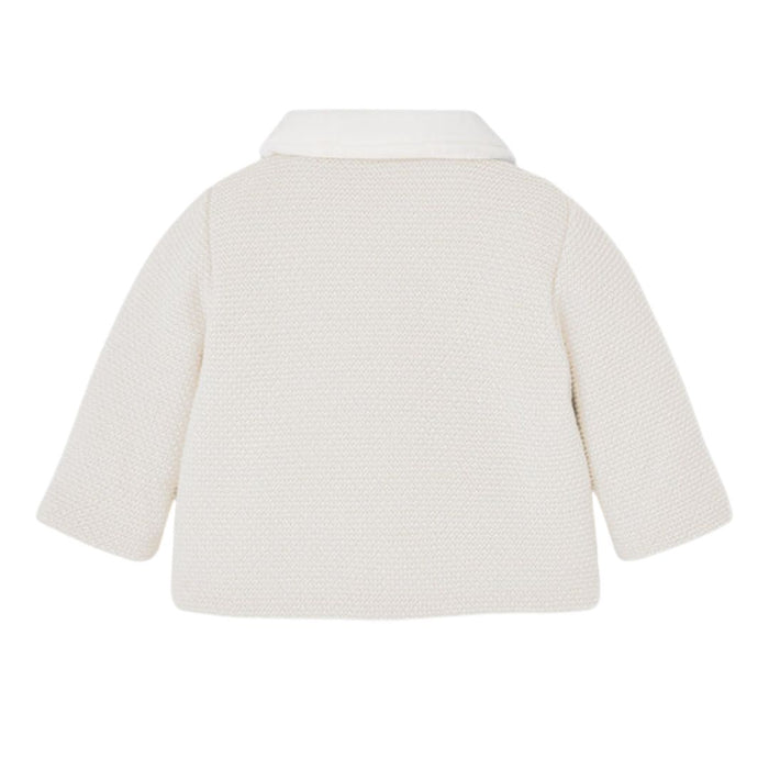 Unisex Ivory Knitted Jacket