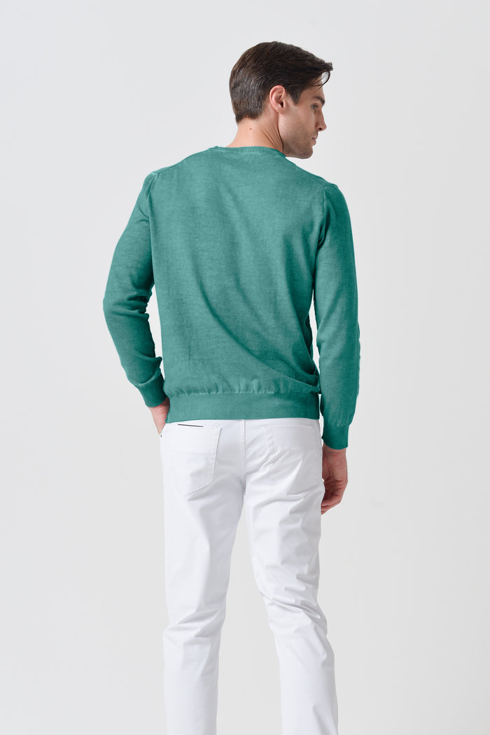 V-Neck Knit - Bahama