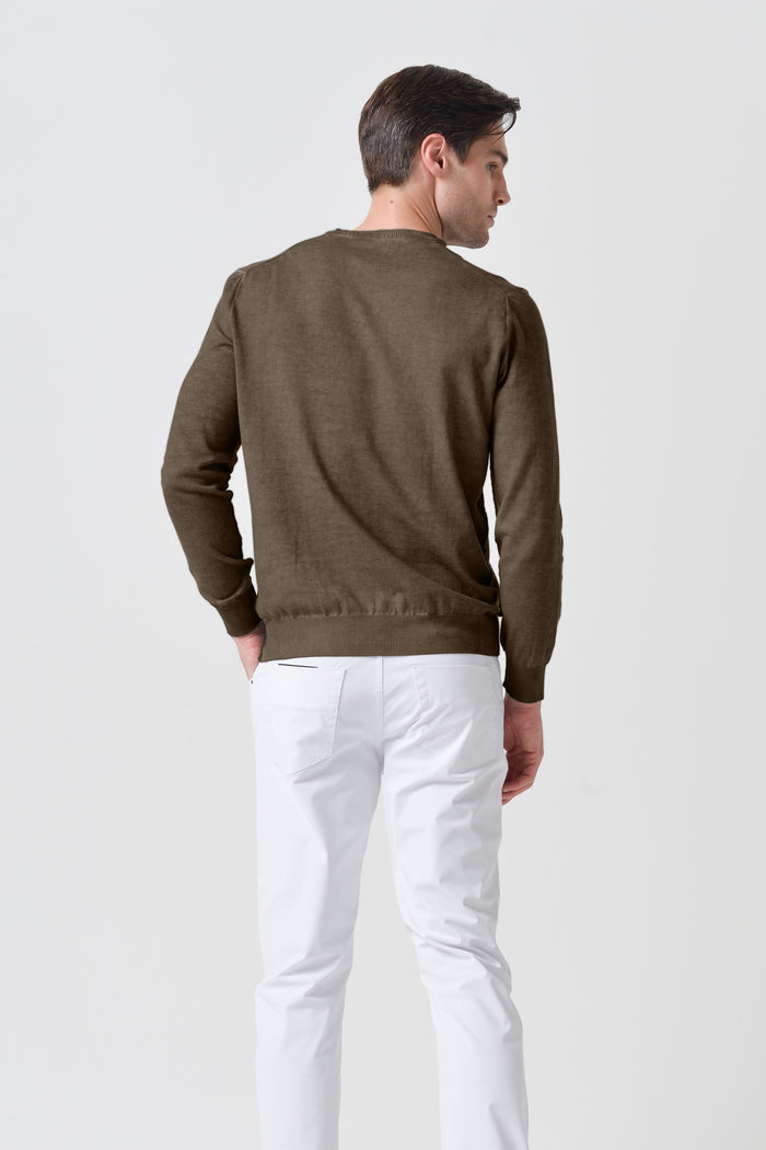 V-Neck Knit - Cocco