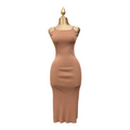 Vestido Beige Tejido Erivel