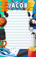 Vibing Collage Personalized Lined Notepad