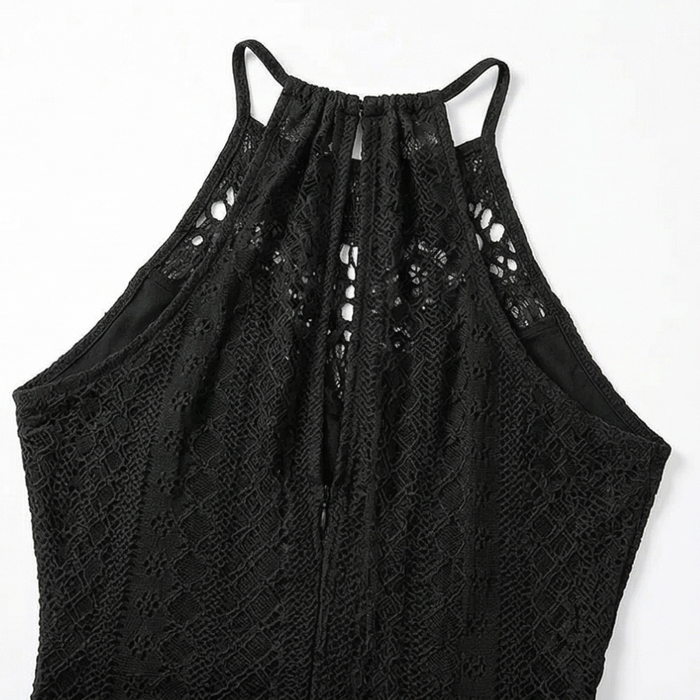 Vivara – Lace Halterneck Maxi Dress