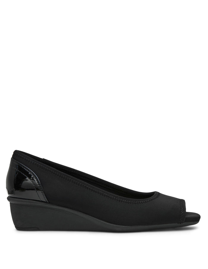 Anne Klein Waylynn Peep-Toe Wedge Sandal