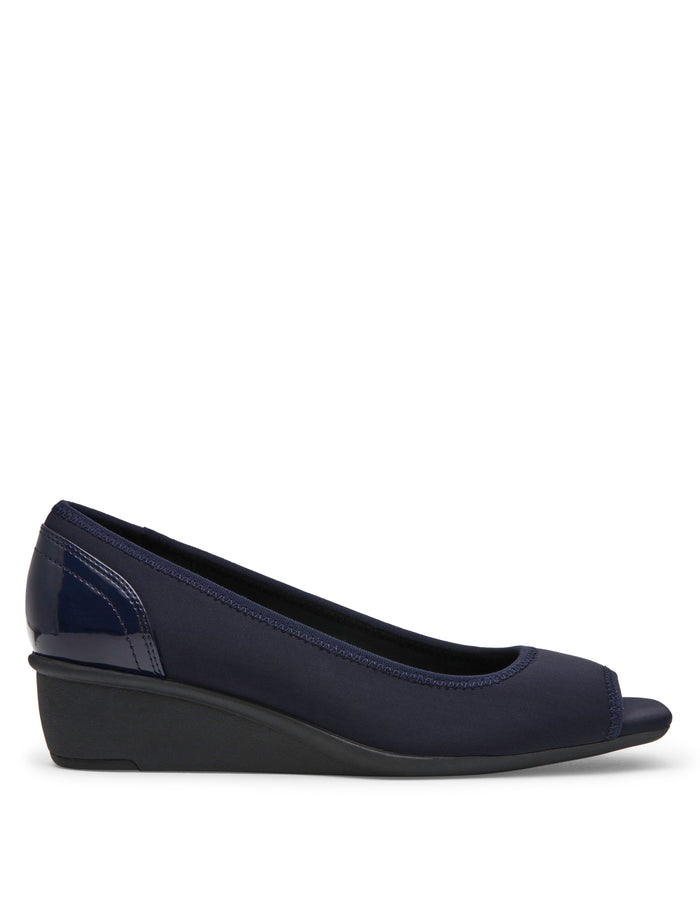 Anne Klein Waylynn Peep-Toe Wedge Sandal