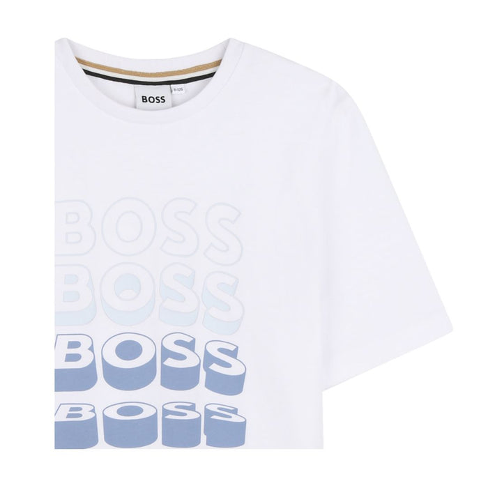 White 3D Logo T-Shirt