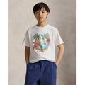 White Aloha Island Graphic T-Shirt