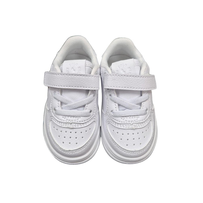 White Bear Logo Velcro Trainers