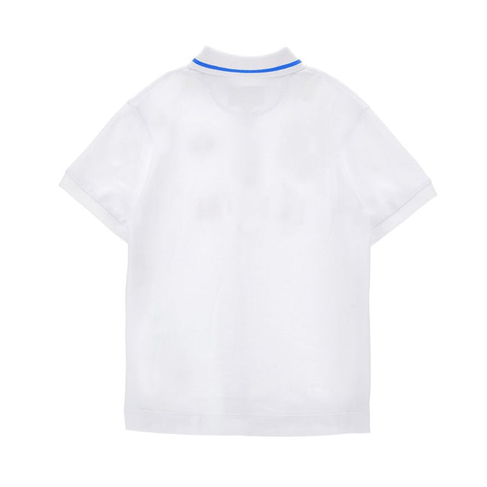 White & Blue Polo Shirt