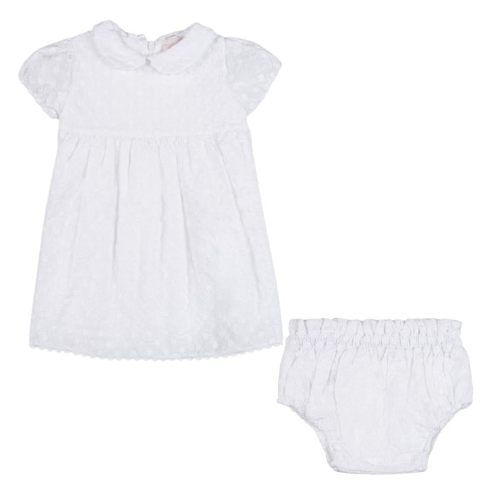 White Broderie Anglaise  Dress & Knickers