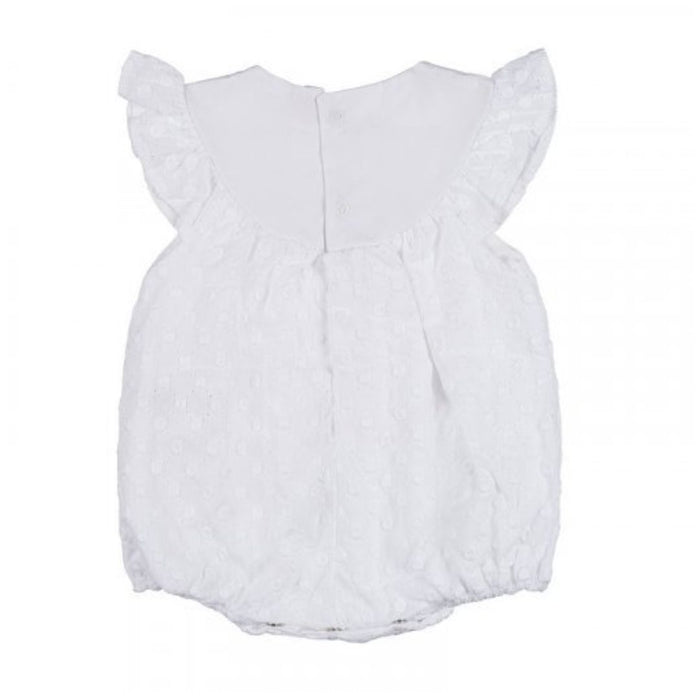 White Broderie Anglaise Romper