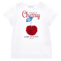 White Cherry Maxi T-Shirt