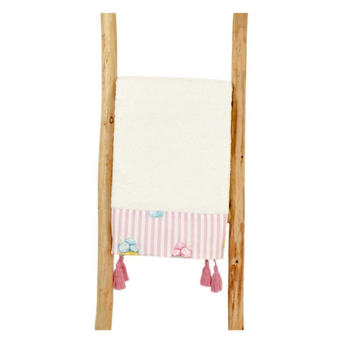 White Ice Cream Beach Towel