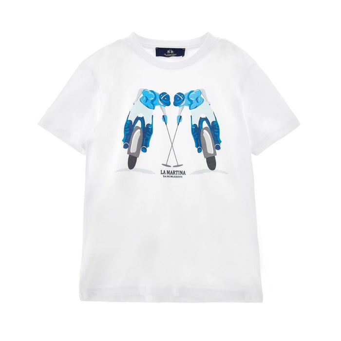 White Large Logo T-Shirt