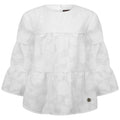 White Layered Blouse