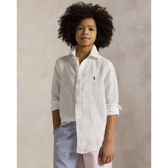 White Linen Shirt