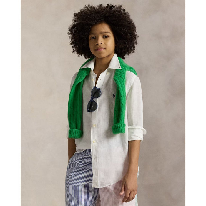 White Linen Shirt