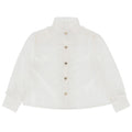 White 'Naisha' Embroidery Anglaise Blouse