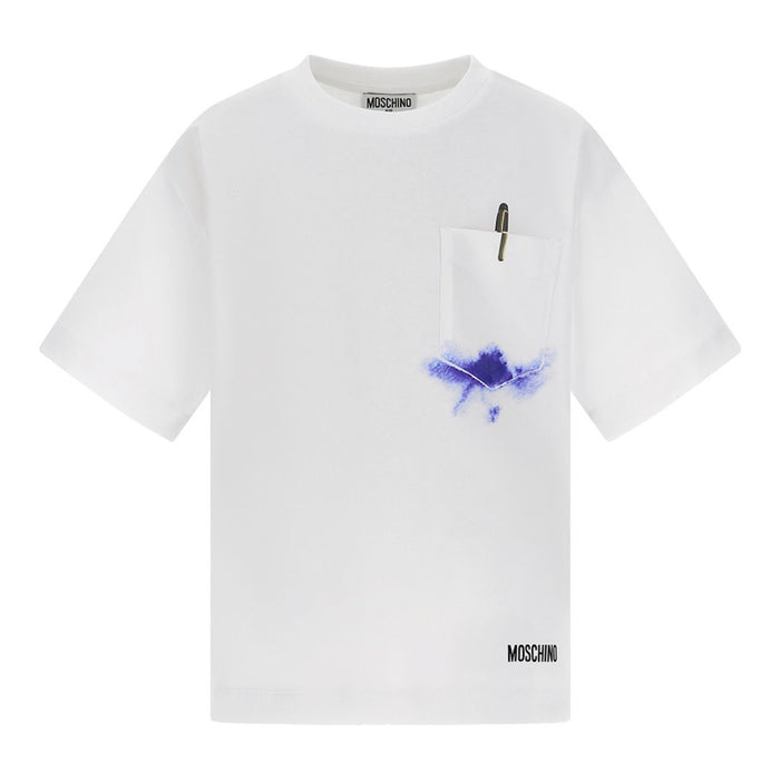 White Pen Print T-Shirt