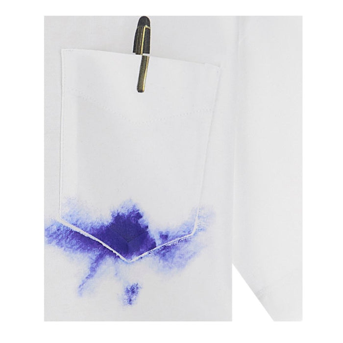 White Pen Print T-Shirt