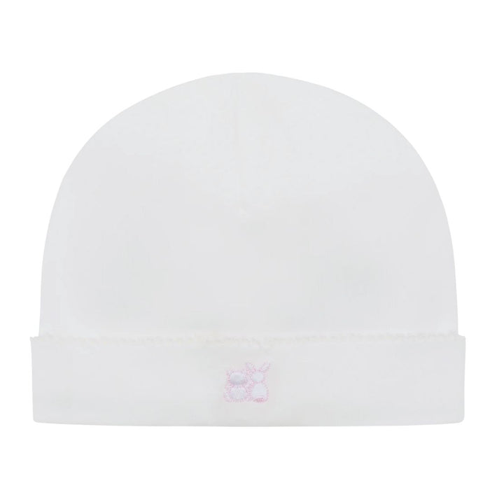 White & Pink Bunny Babygrow & Hat
