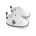 White Polo Bear Pre Walker Trainers