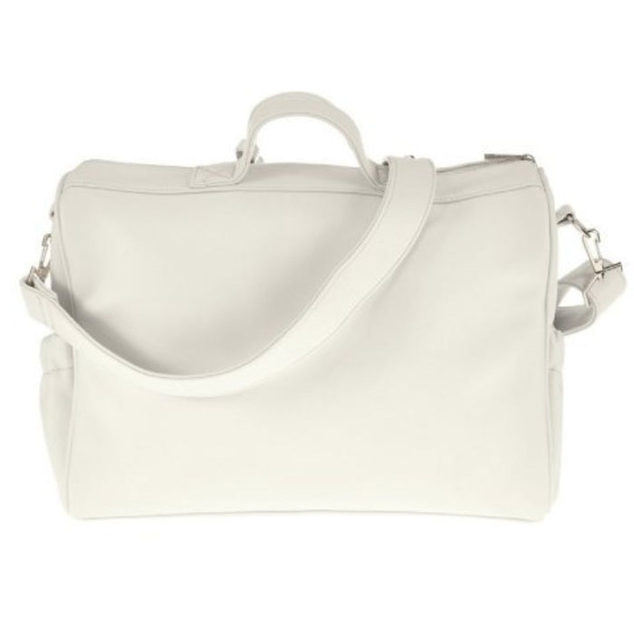 White Quilted Baby Bag & Changing Mat