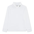 White Roll Neck Top