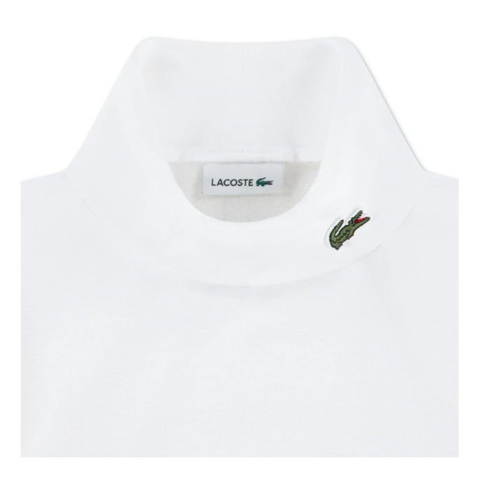 White Roll Neck Top