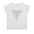 White Sequin Logo T-Shirt