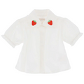 White 'Strawberry' Blouse