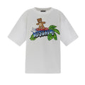 White Surfing Toy Teddy T-Shirt