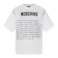 White Text Print T-Shirt
