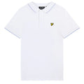 White Tipped Polo Top