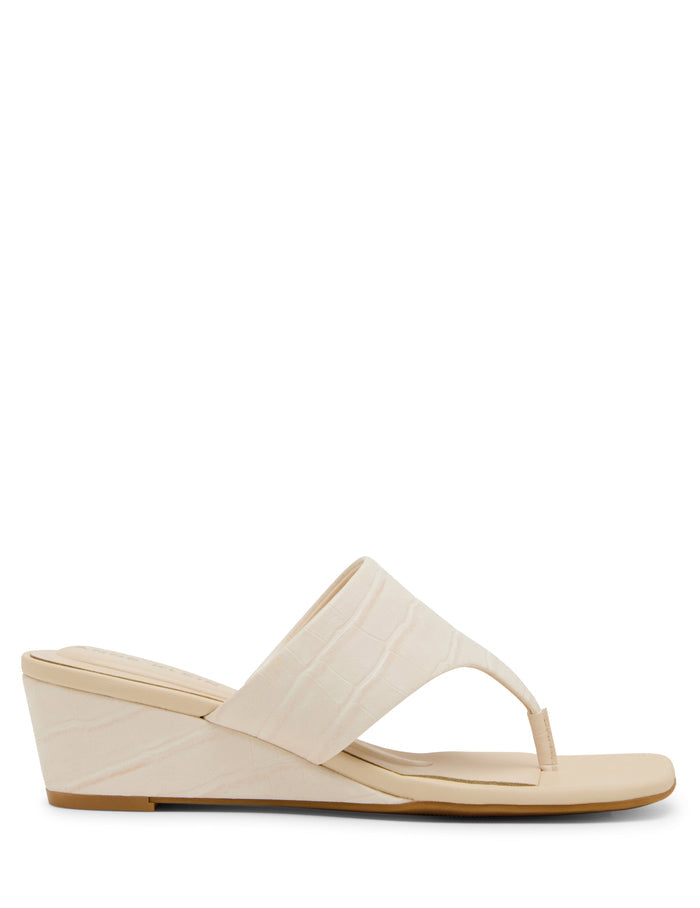 Anne Klein Willing Wedge Thong Sandal