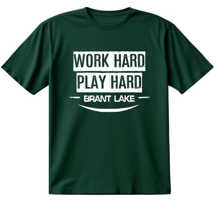 Work Hard Dri Fit or Cotton Tee