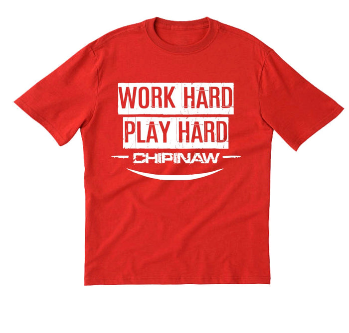 Work Hard Dri Fit or Cotton Tee