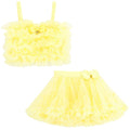 Yellow 'Aliki' & 'Pixie' Tutu Skirt Set