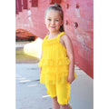 Yellow 'Hebe' Capri Legging Set